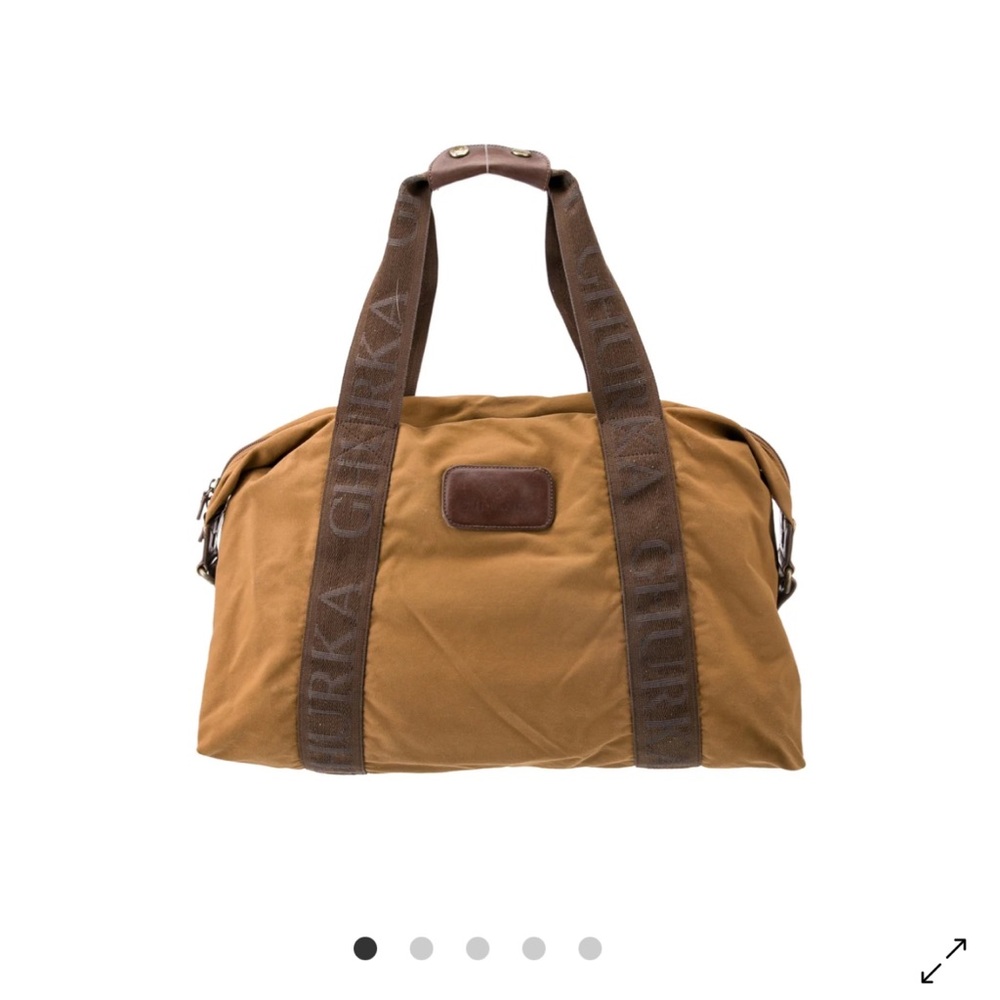 Ghurka Tan Canvas Duffel Bag